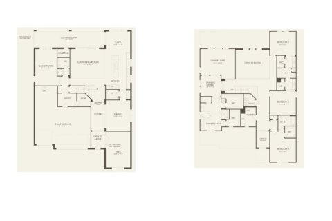 House floor plan «floor Roseland at Whispering Pines», 4 rooms in Whispering Pines in the Tampa-St. Petersburg Area