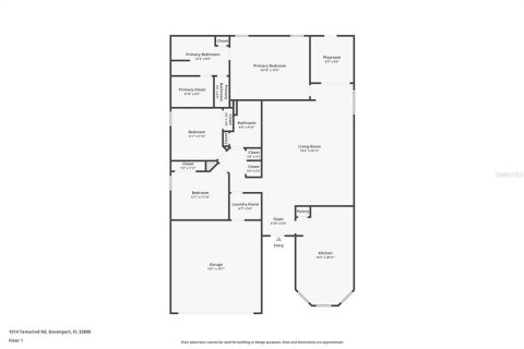 Villa ou maison à vendre à Davenport, Floride: 3 chambres, 163.79 m2 № 1824194 - photo 30