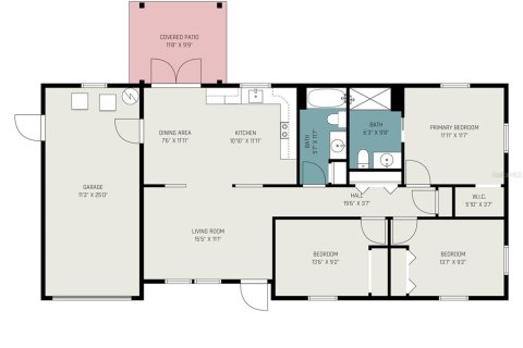 Casa en venta en Port Charlotte, Florida, 3 dormitorios, 101.08 m2 № 1740784 - foto 20
