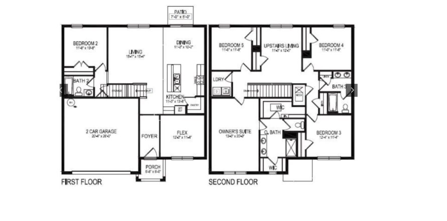 House in Charles Cove by D.R. Horton in Davenport, Florida 5 rooms, 242 sq.m. № 353491
