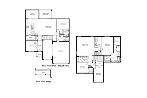 House floor plan «House», 4 bedrooms in Coddington