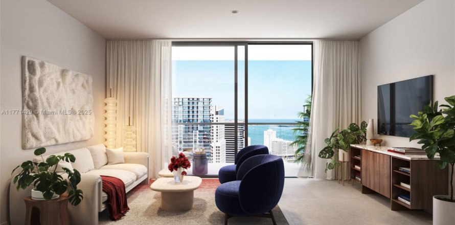 Кондоминиум с 1 спальней в Майами, Флорида № 2022345