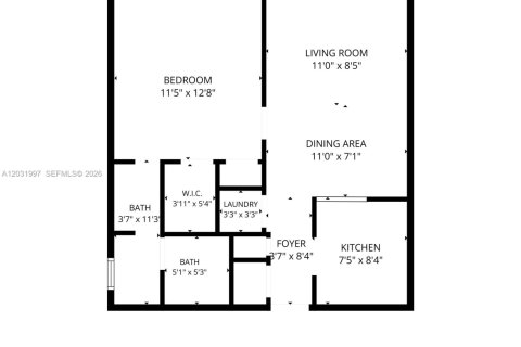 Condo in Miami, Florida, 1 bedroom  № 2087015 - photo 6