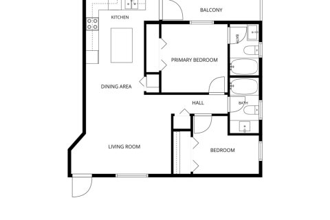 Apartment in Lake Park, Florida 2 bedrooms, 72 sq.m. № 2392785 - photo 27