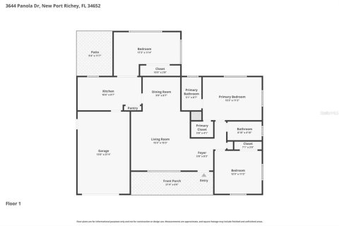 House in New Port Richey, Florida 3 bedrooms, 124.95 sq.m. № 2094909 - photo 21