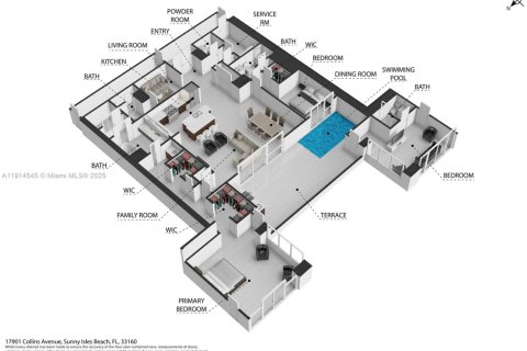 Купить кондоминиум в Санни-Айлс-Бич, Флорида 3 спальни, 261.61м2, № 1972852 - фото 28