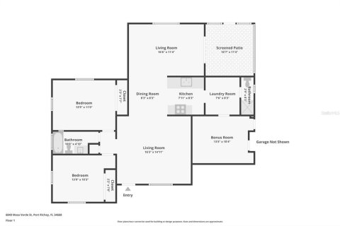 Casa en venta en Port Richey, Florida, 2 dormitorios, 97.64 m2 № 1909093 - foto 2