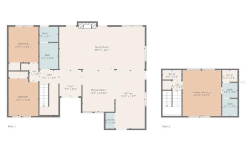 House in Lutz, Florida 3 bedrooms, 177.81 sq.m. № 1676072 - photo 5