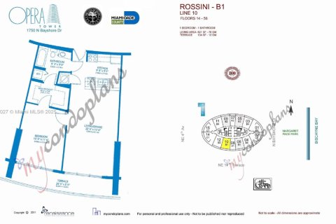 Condo in Miami, Florida, 1 bedroom  № 1858711 - photo 16