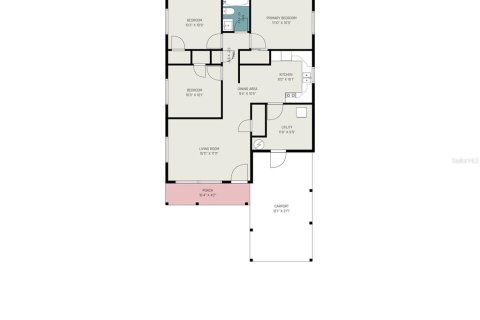 House in Saint Petersburg, Florida 3 bedrooms, 99.22 sq.m. № 2239064 - photo 22