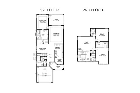 Townhouse floor plan «289SQM FRANCESCA», 3 bedrooms in ARTISTRY PALM BEACH