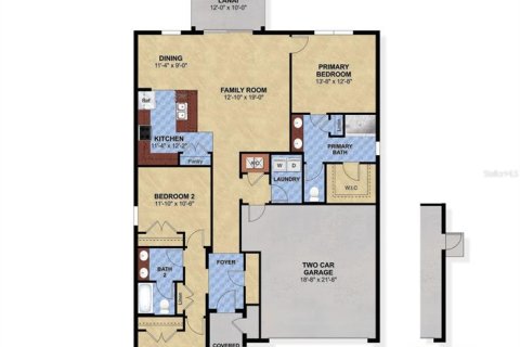 Casa en venta en Eustis, Florida, 3 dormitorios, 152.64 m2 № 1800038 - foto 2