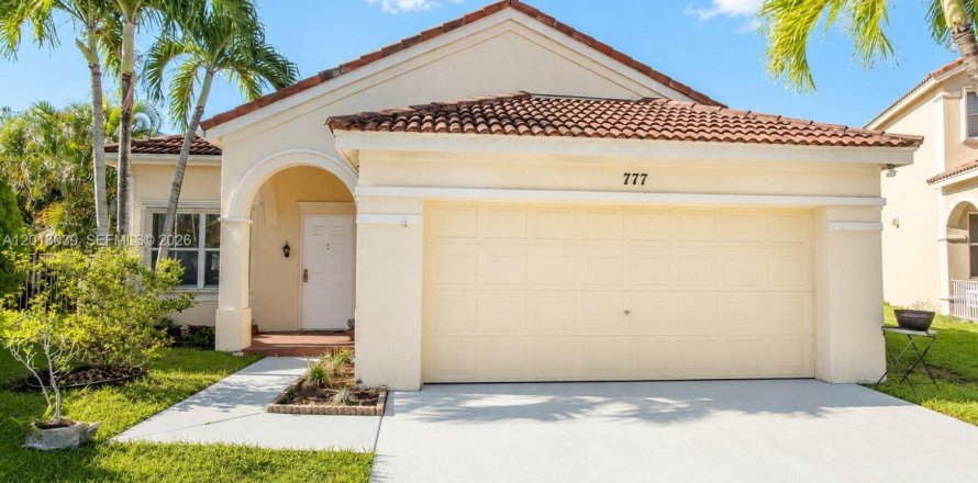 Villa ou maison à Weston, Floride 3 chambres, 141.4 m2 № 2086211