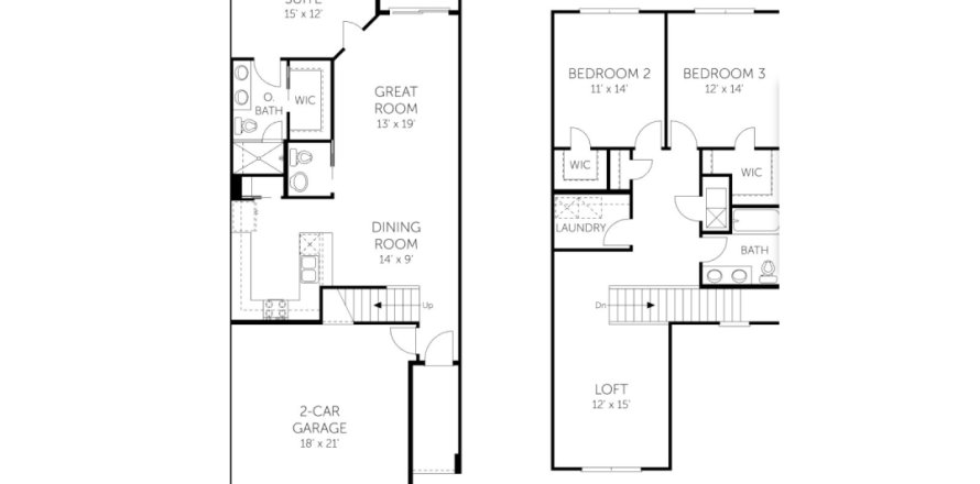 Adosado en Cherry Elm at SilverLeaf en Saint Augustine, Florida 4 dormitorios, 164 m2 № 470475