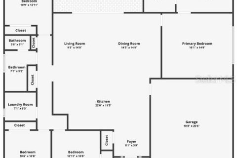 Villa ou maison à vendre à Orlando, Floride: 4 chambres, 177.44 m2 № 2420321 - photo 28