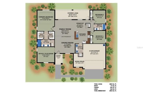 House in Punta Gorda, Florida 3 bedrooms, 186.08 sq.m. № 1436377 - photo 2