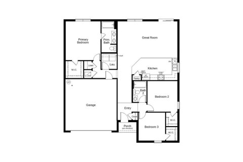 Townhouse floor plan «147SQM 79», 3 bedrooms in COVES OF ESTERO BAY