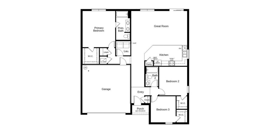 Townhouse in COVES OF ESTERO BAY in Fort Myers, Florida 3 bedrooms, 147 sq.m. № 57551