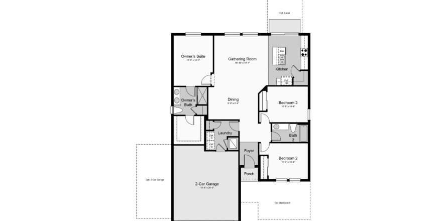 Adosado en SOUTHERN PINES en Saint Cloud, Florida 3 dormitorios, 139 m2 № 102714