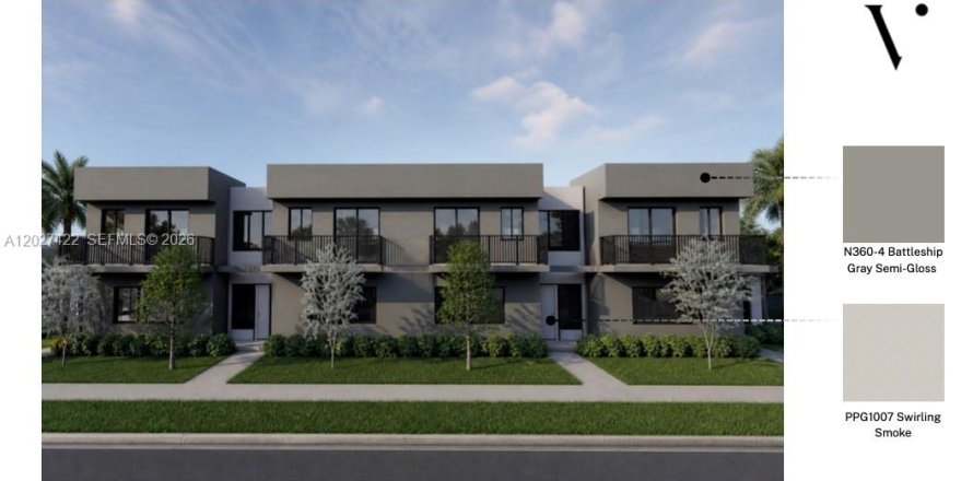 Immobilier commercial à Miami, Floride 703.27 m2 № 2257663