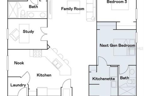 Casa en alquiler en Kissimmee, Florida, 4 dormitorios, 196.49 m2 № 1828097 - foto 5