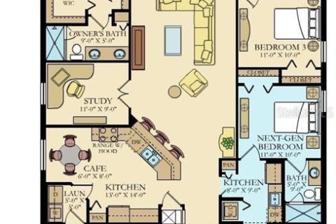 Casa en alquiler en Kissimmee, Florida, 4 dormitorios, 196.49 m2 № 1828097 - foto 7