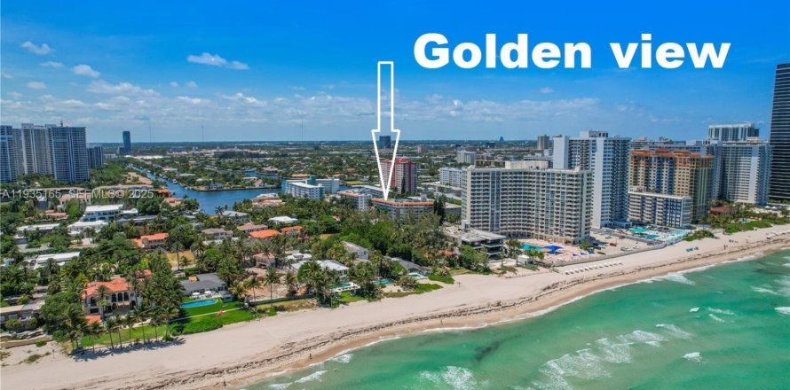 Кондоминиум с 1 спальней в Халландейл-Бич, Флорида № 1993320