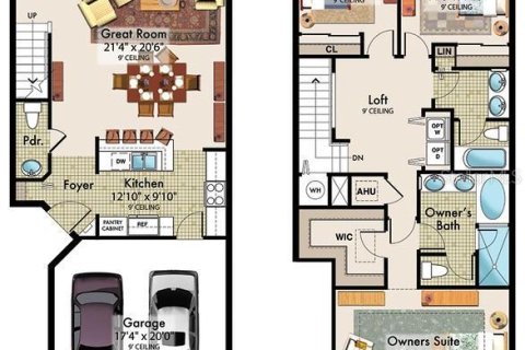 Townhouse in Orlando, Florida 3 bedrooms, 141.95 sq.m. № 2202250 - photo 6