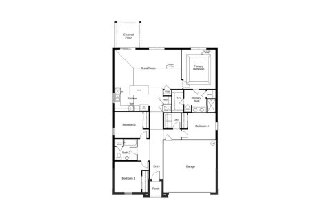 Планировка таунхауса «167SQM» 4 спальни в ЖК LEGACY HILLS