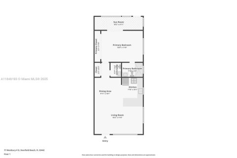 Condominio en venta en Deerfield Beach, Florida, 1 dormitorio, 65.03 m2 № 2012226 - foto 17