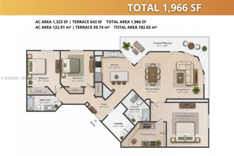 Condo in Surfside, Florida, 3 bedrooms  № 2189271 - photo 9