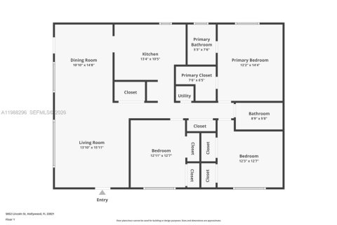 Immobilier commercial à vendre à Hollywood, Floride: 232.81 m2 № 2050306 - photo 29