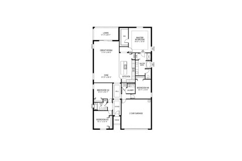 House floor plan «1215 Hillbridge Dr», 4 rooms in Haines Ridge