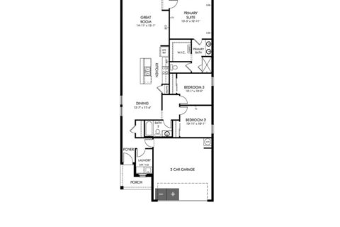 House floor plan «House», 3 bedrooms in Links Terrace