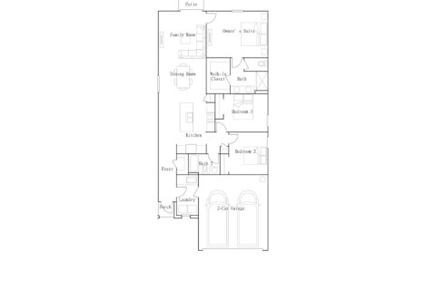 House floor plan «House», 3 bedrooms in Preserve at LPGA - Legacy Collection