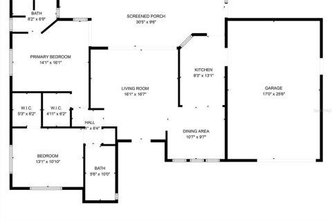 House in Port Charlotte, Florida 2 bedrooms, 102.94 sq.m. № 1608536 - photo 24