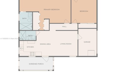House in Dania Beach, Florida 2 bedrooms, 66.89 sq.m. № 1695735 - photo 2