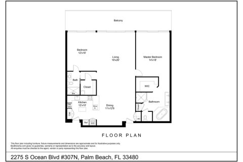 Condo in Palm Beach, Florida, 2 bedrooms № 2087676 - photo 27