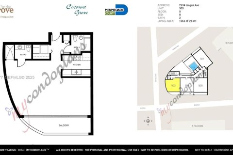 Condominio en alquiler en Miami, Florida, 99.03 m2 № 1992023 - foto 23