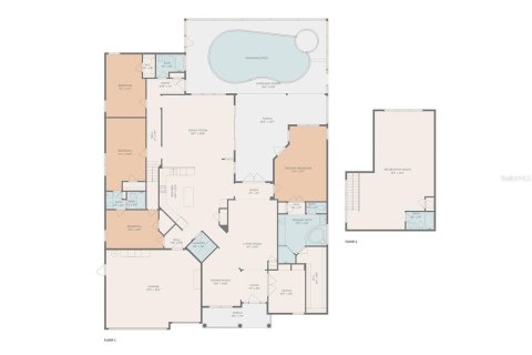 House in Land O' Lakes, Florida 4 bedrooms, 384.8 sq.m. № 1787352 - photo 5