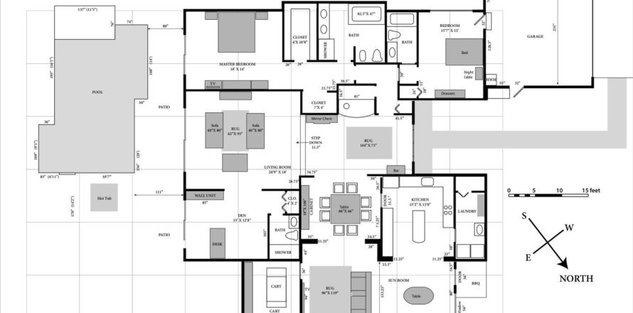 House in Boynton Beach, Florida 3 bedrooms, 264.21 sq.m. № 1224543