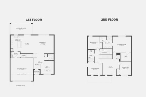 Townhouse floor plan «222SQM TOWER», 4 bedrooms in HIGHPOINTE