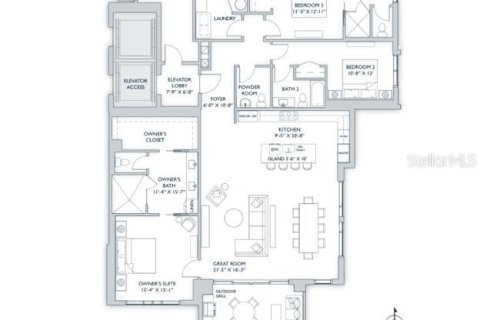 Condo in Sarasota, Florida, 3 bedrooms № 2150142 - photo 21