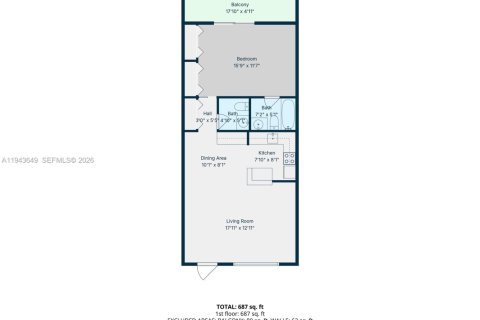 Condo in Deerfield Beach, Florida, 1 bedroom  № 2000248 - photo 26