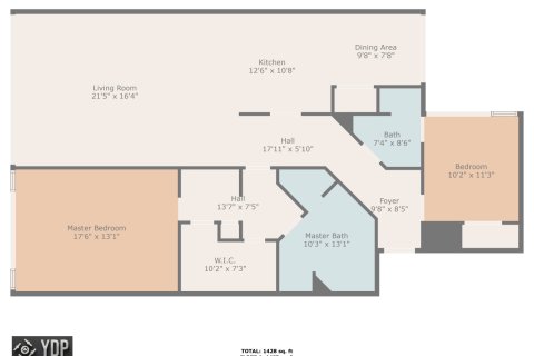 Купить кондоминиум в Галфпорта, Флорида 6 комнат, 131.46м2, № 1545305 - фото 6