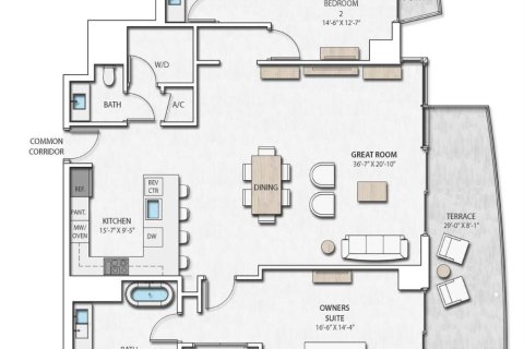 Condominio en Lake Park, Florida, 2 dormitorios № 2179328