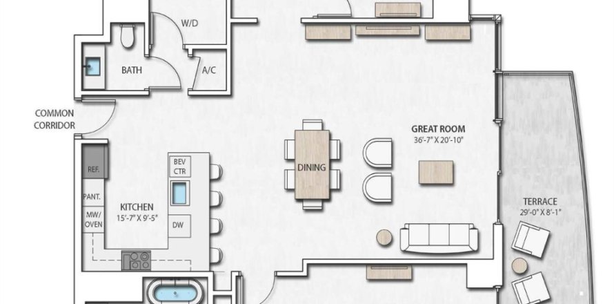 Condo à Lake Park, Floride, 2 chambres  № 2179328