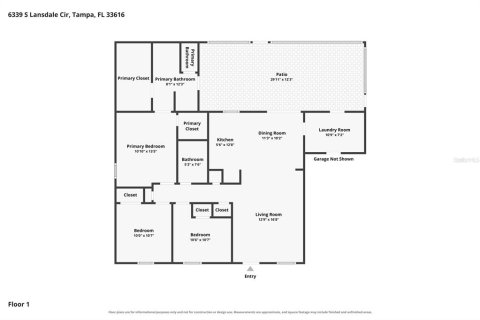 Villa ou maison à vendre à Tampa, Floride: 3 chambres, 117.06 m2 № 2408059 - photo 3