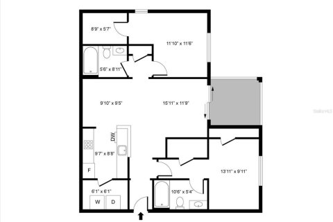 Condo in Melbourne, Florida, 2 bedrooms  № 1774704 - photo 8