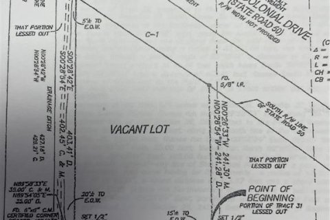 Terreno en venta en Orlando, Florida № 1720560 - foto 1